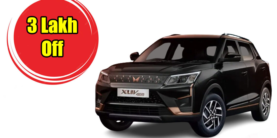 mahindra xuv400 ev 3 lakh off