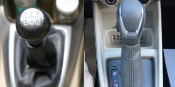 manual vs automatic cars gear lever