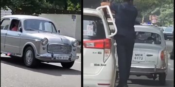 MK Stalin in Fiat 1100