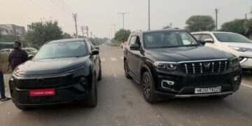 Tata Harrier Facelift vs Mahindra Scorpio N Drag Race