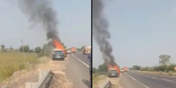 Tata Nexon EV Catches Fire