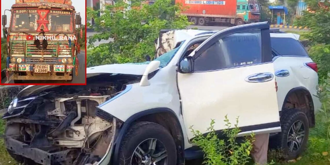 toyota fortuner truck 140 kmph airbags dont deploy