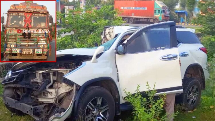 Toyota Fortuner Truck 140 Kmph Airbags Dont Deploy