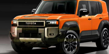 toyota land cruiser mini front three quarters rendering