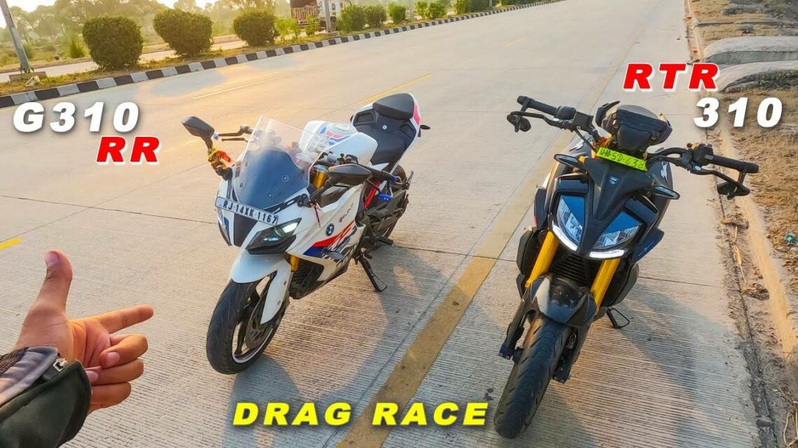 TVS Apache RTR 310 Vs BMW G310 RR Drag Race » Car Blog India