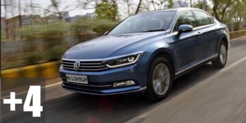 volkswagen passat india front three quarters