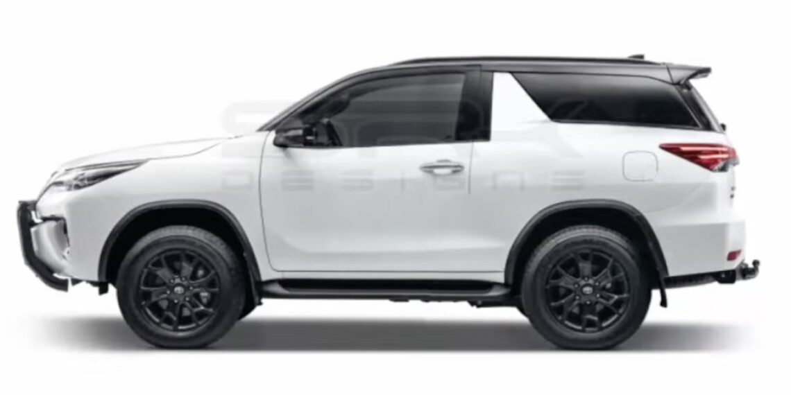 3-door Toyota Fortuner SWB