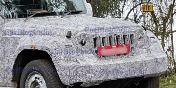 5-door Mahindra Thar Grille Design