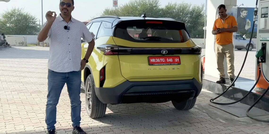 New Tata Harrier Facelift Mileage Test