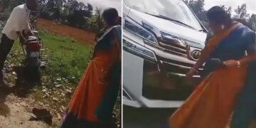 PM deve gowda daughter-in-law toyota vellfire biker