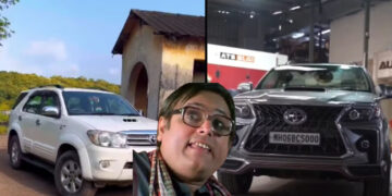 actor manoj joshi toyota fortuner restoration