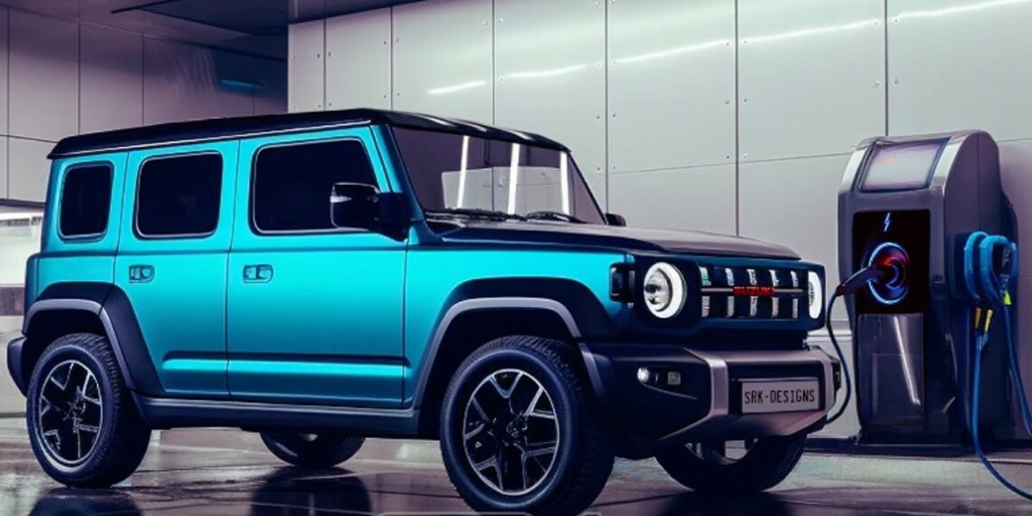 Electric Maruti Suzuki Jimny Visualized