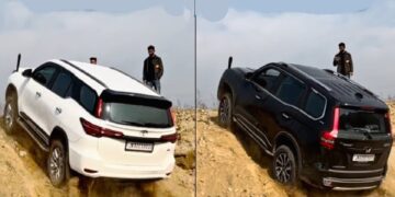 mahindra scorpio n vs toyota Fortuner off road comparison