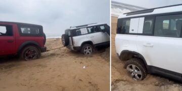 Mahindra Thar Rescues Land Rover Defender