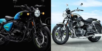 Royal Enfield Shotgun 650 vs Super Meteor 650 Specs Design Comparison