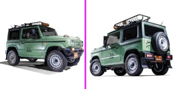 Maruti Jimny Retro Mercedes G-Wagon Kit