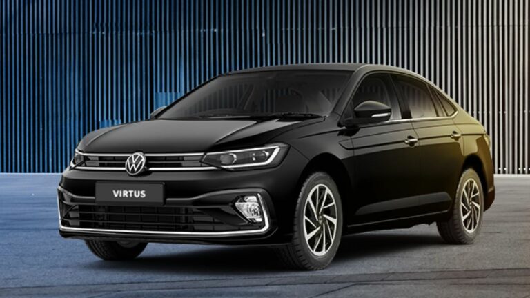 VW Taigun and Virtus 1.0L Topline Variants Get Deep Black Pearl Option ...