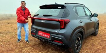 2024 kia sonet facelift review carblogindia Yatharth chauhan