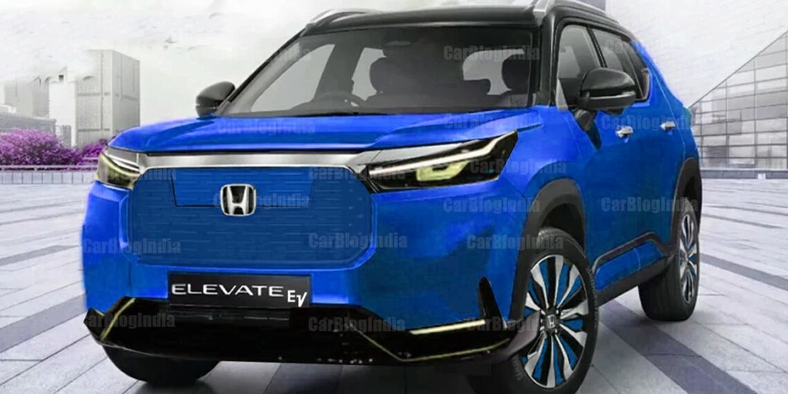 Honda Elevate EV Front Three Quarters Rendering