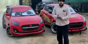 Maruti Swift Lightning McQueen Theme