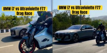 Bmw I7 Vs Ultraviolette F77 Drag Race