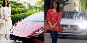 car collection of Shraddha kapoor Lamborghini technical maruti swift