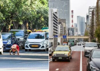 cars traffic Signal india Japan