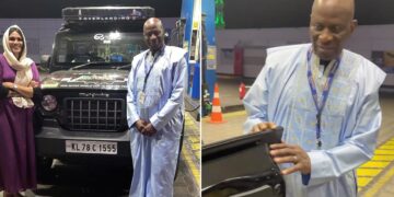 Guinean Ambassador Checks Out Mahindra Thar