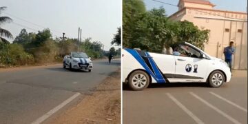 Hyundai Aura Roof Chopped Off