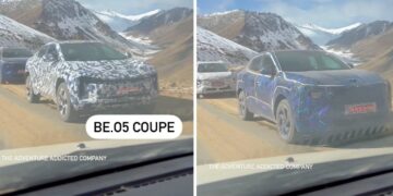 Mahindra Be05 and Xuve9 Spotted Testing in Ladakh