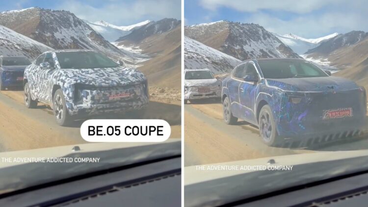 Mahindra Be05 and Xuve9 Spotted Testing in Ladakh