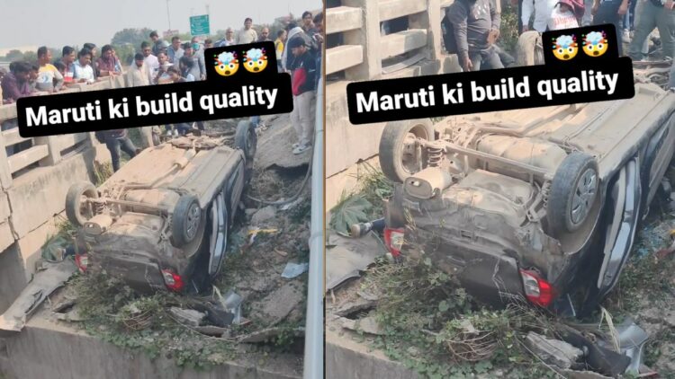 Maruti Celerio Massive Accident