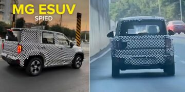 MG Comet Based Electric SUV Spied Testing