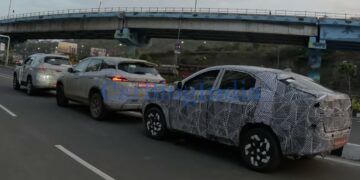 Tata Curva Harrier Safari Ev Spy Image