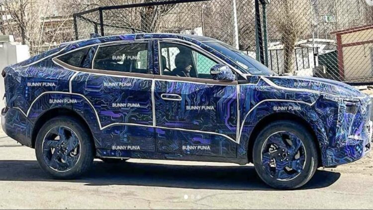 Upcoming Mahindra Electric Suv Side Profile 1