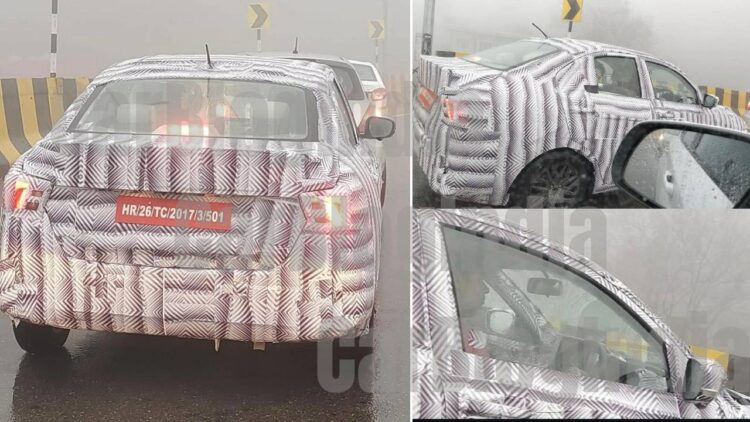 2024 Maruti Dzire Spy Image Testing