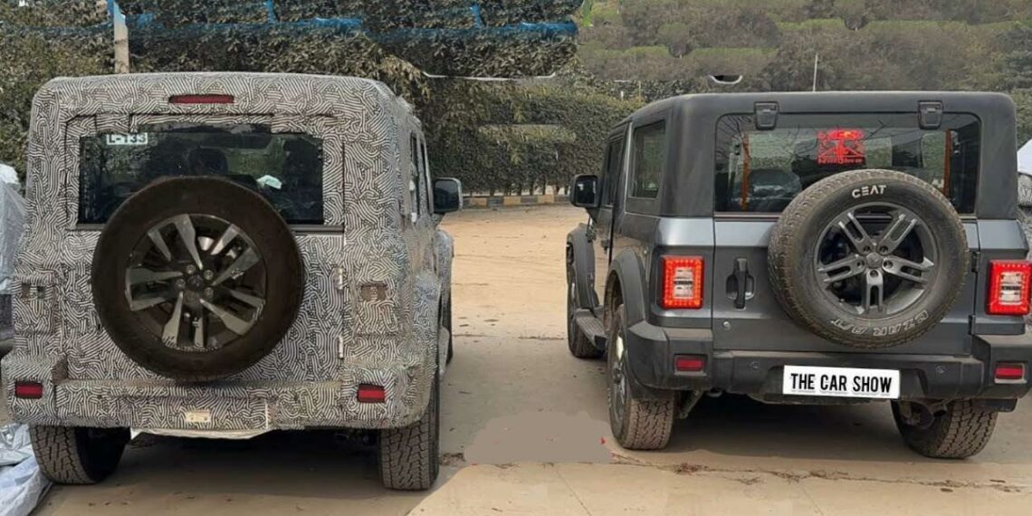 5 door Mahindra Thar Vs 3 door Thar Rear end Street Presence