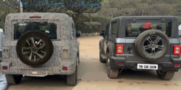 5-door Mahindra Thar vs 3-door Thar Rear-End Street Presence