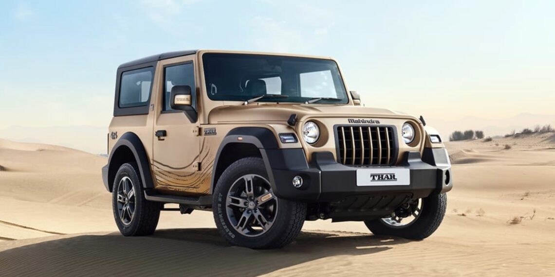 Mahindra Thar Earth Edition Front Three Quarters Official Image