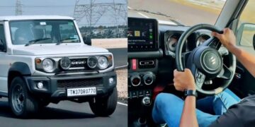 Maruti Jimny on Race Track