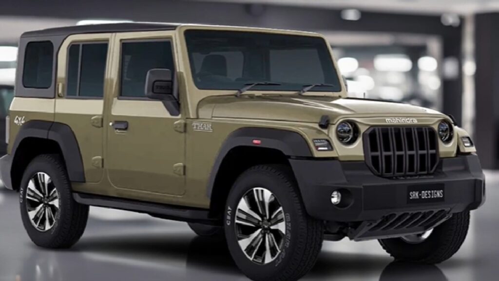 Mahindra Armada-Inspired Thar 5-Door Looks DOPE » Car Blog India