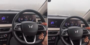 Mahindra XUV700 Driven Handsfree in Thick Fog