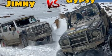 Maruti Jimny vs Gypsy Extreme Snow Test