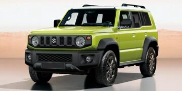 maruti suzuki jimny 7-seater front three quaters