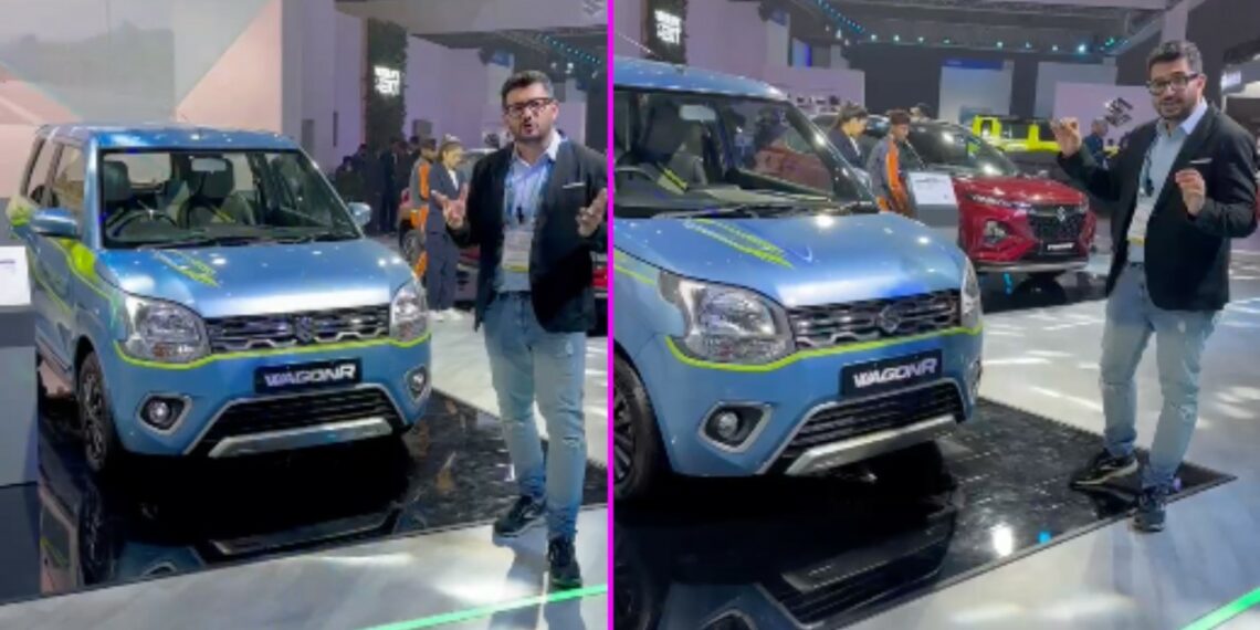 Maruti Wagonr Flex Fuel Unveiled at Bharat Mobility Expo