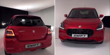 New Maruti Swift Red Colour