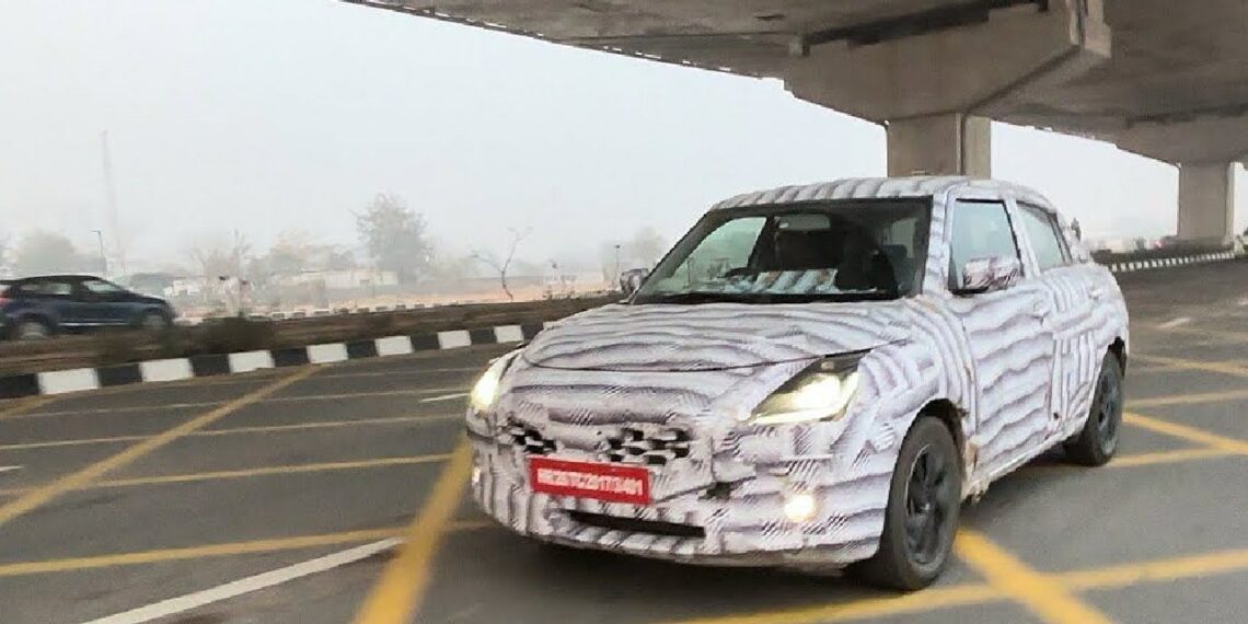 New Maruti Swift Spied Testing