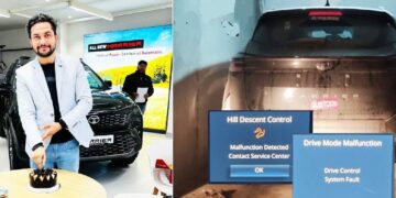 new tata harrier faces errors in 1 day-2