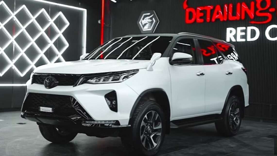 Here’s India’s First Toyota Fortuner Legender with a Matte White PPF ...