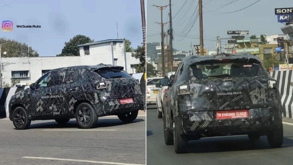 2024 Nissan Magnite Facelift Spotted Testing